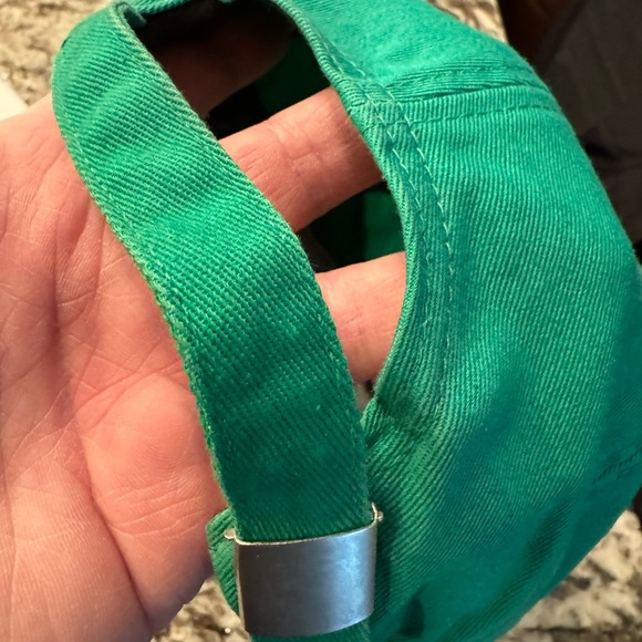 HIGHER VIBES Green Vibe Health Bar Strap Back Baseball Hat Love Yourself - Picture 3 of 5